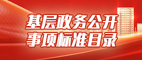 基層政務(wù)公開(kāi)事項(xiàng)標(biāo)準(zhǔn)目錄